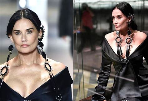 demi moore sfilata di fendi|demi moore feud event.